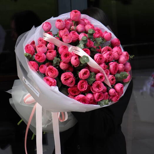 Монобукет кустовых роз Gissele