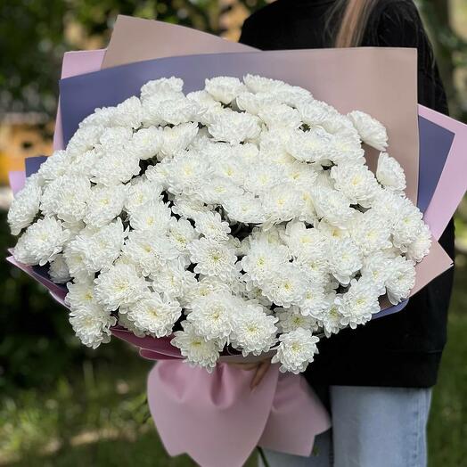 Букет хризантем 25 шт