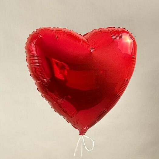 Шар-сердце фольгированный