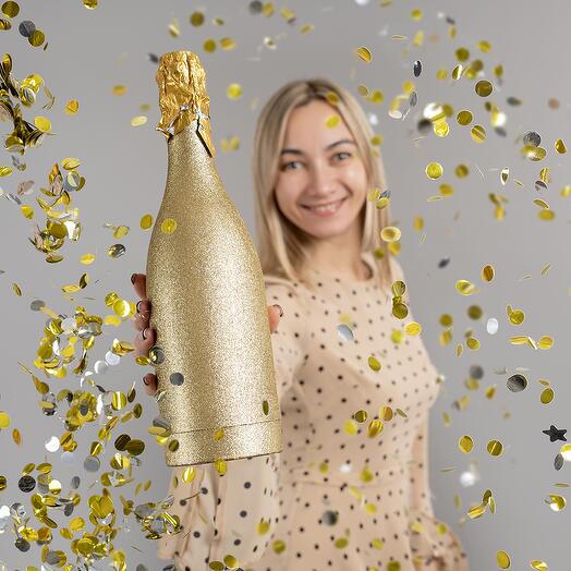 Хлопушка бутылка шампанского