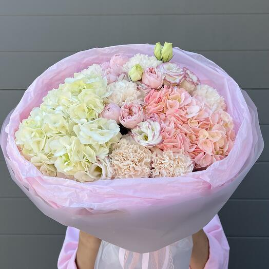 Гортензии +розы