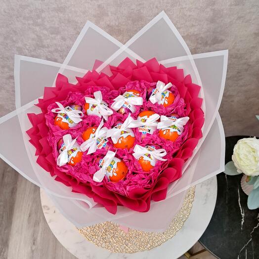 Букет из шоколадных яиц Kinder Сюрприз