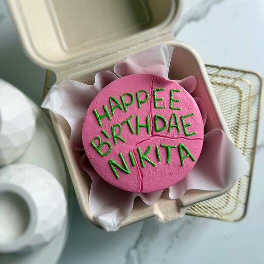 Бенто торт happee birthdae