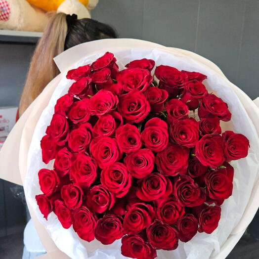 Розы сlassic 51 круг