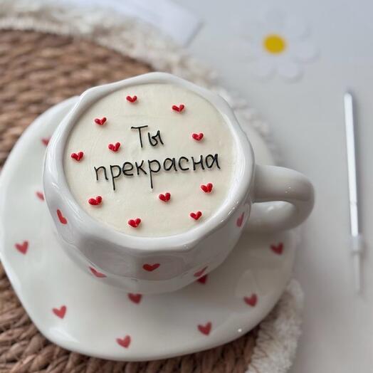 Торт в кружке