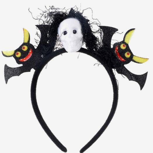 Карнавальный ободок «Череп» на Хэллоуин