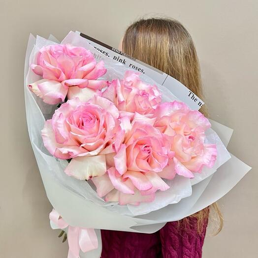 Букет из 5 французских роз