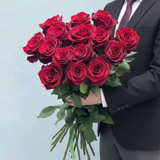 ❣️️17 Красных Роз❣️ 70 см️ Признайтесь в чувствах