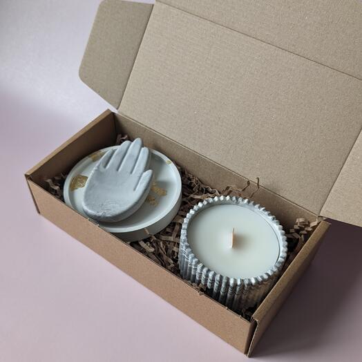 Подарочный набор со свечей