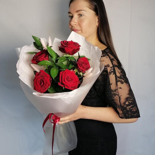 💋Букет маме из красных роз как изящный знак внимания