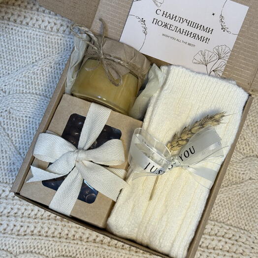 Подарочный набор Мини с Мёдом и носочками