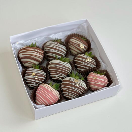 Клубника в шоколаде Полоски