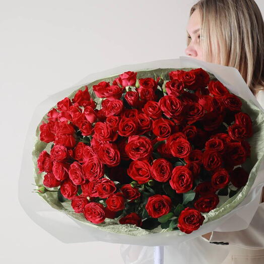 Кустовая роза Бордо 25
