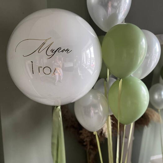 🎈 Набор на годик — дабл бабл + фонтан