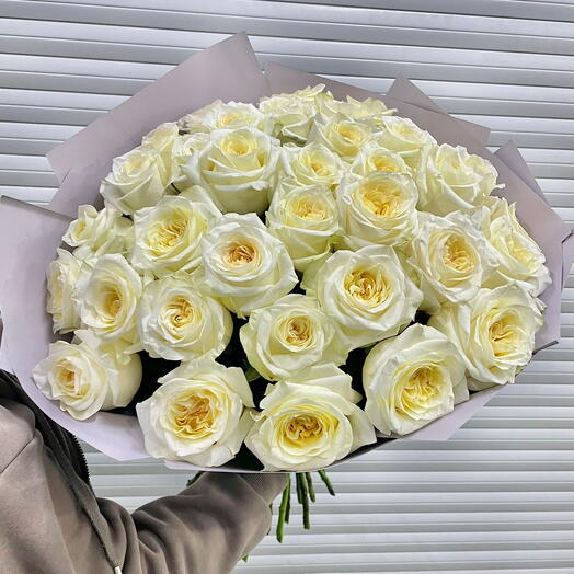 ‼️Бомбический букет‼️ 💐 из  35 Пионовидных Роз Канделайт‼️ Премиум‼️
