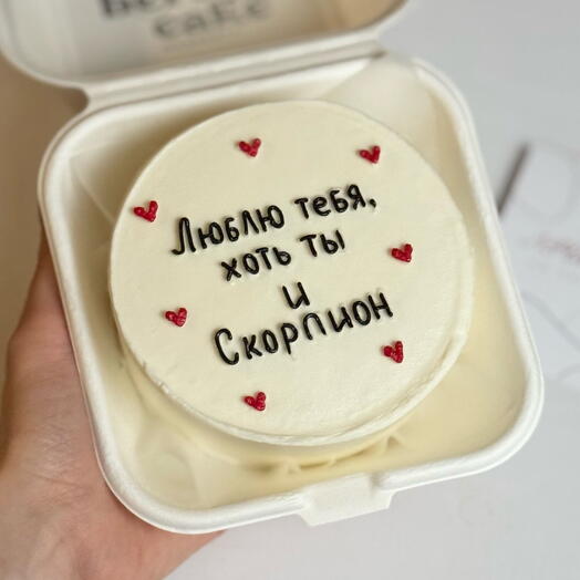 Бенто торт скорпион на день рождения