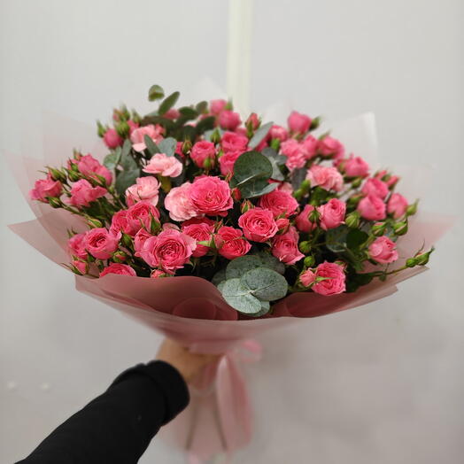 Букет из роз ,, Малиновый аромат