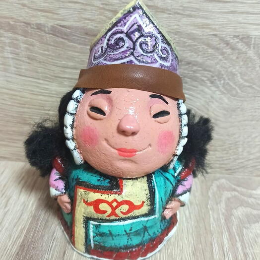 Кукла в этническом стиле (гремелка)