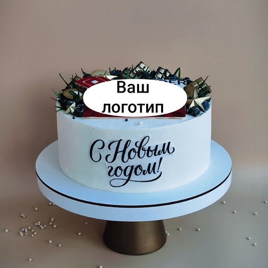 Торт с логотипом