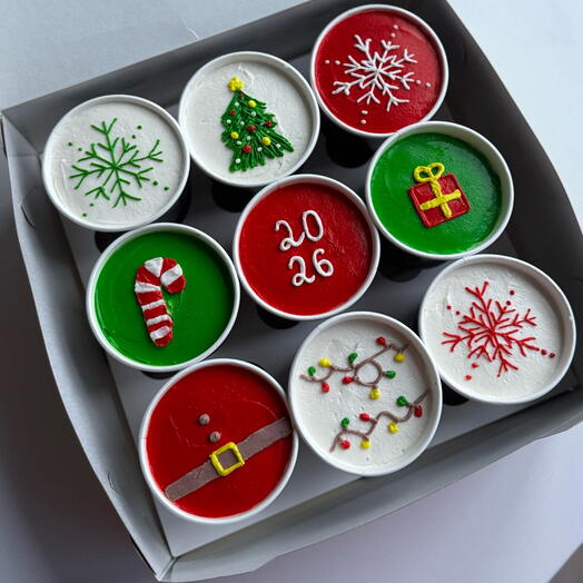 Набор десертов (Cake to go) новогодний