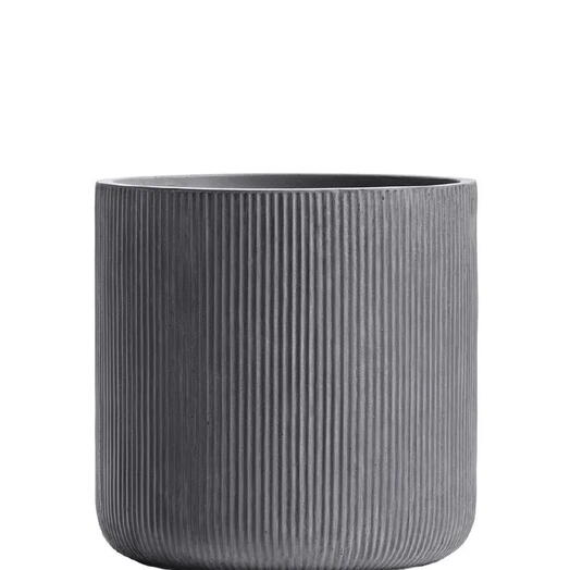 Напольное кашпо для цветов JET 21 л Д30 В30 цвет Серый Бетон