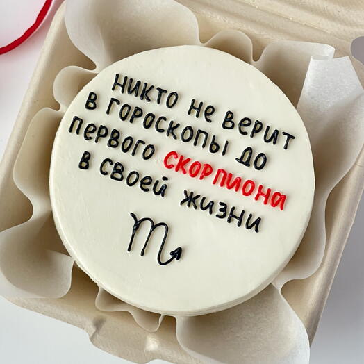 Бенто торт для "Скорпиона"