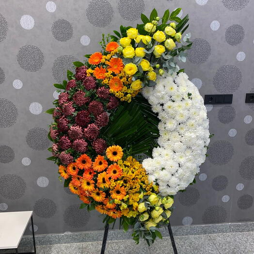 Траурный венок premium