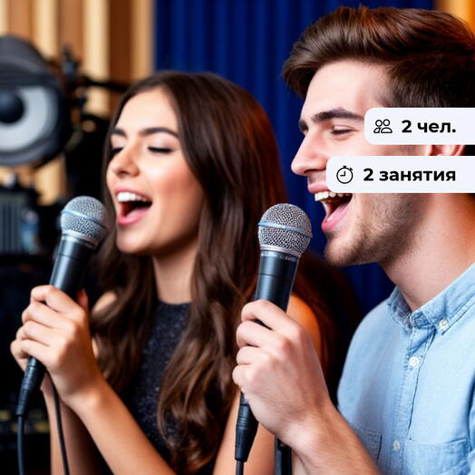 Звездный дуэт. Групповые занятия по вокалу для двоих в Ангарске