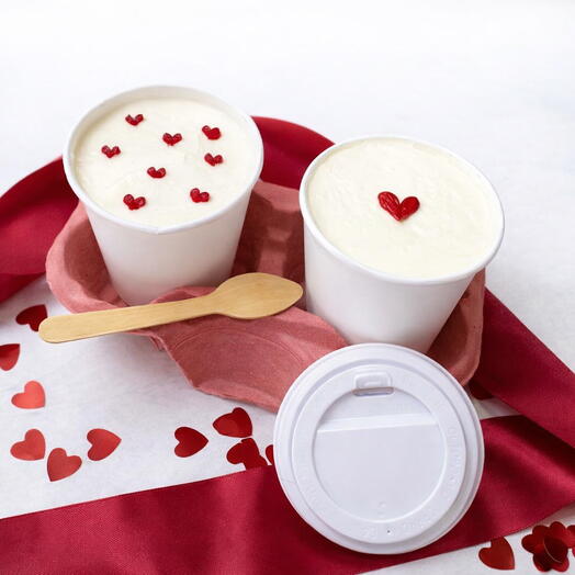 Cake to go| Кейк-тугоу| Набор из 2х тортов в стакане| Heart