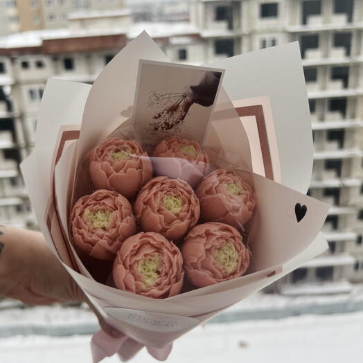 Букет Шоколадные пионы 🫶🏻