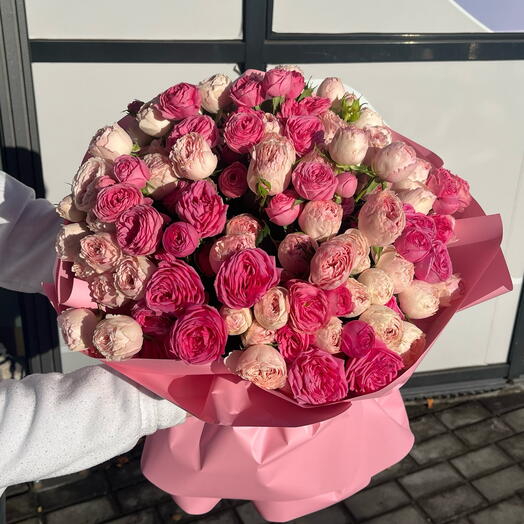 Букет микс пион 21