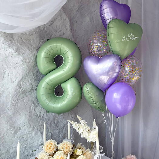 Шары на 8 марта  "Для женщин"