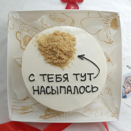 Бенто торт Песок