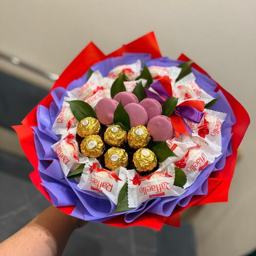 Букет из конфет "Французский поцелуй" 😘♥️