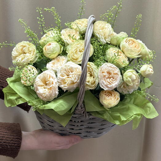 Цветы в корзине 534