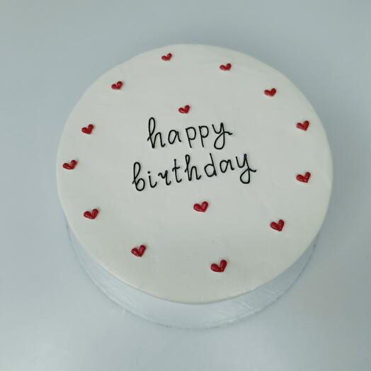 Бенто-торт "Happy birthday" в подарок на день рождения любимой, девушке, жене, маме, подруге, дочери, бабушке, любимому, мужу