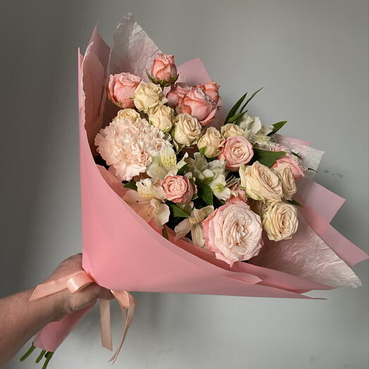 Нежный микс в розовом