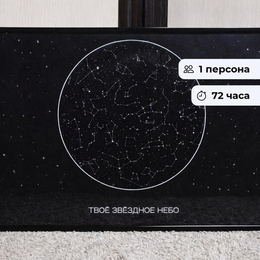 Небо в рамке. Создание карты звёздного неба по дате важного события