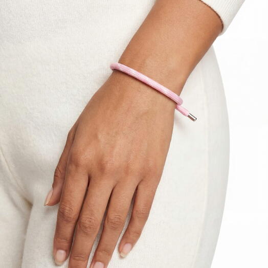 Розовый браслет LU CORD PINK сестре, дочке, подруге