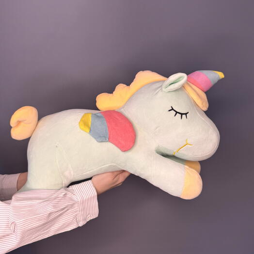 Игрушка Единорог большой мятный