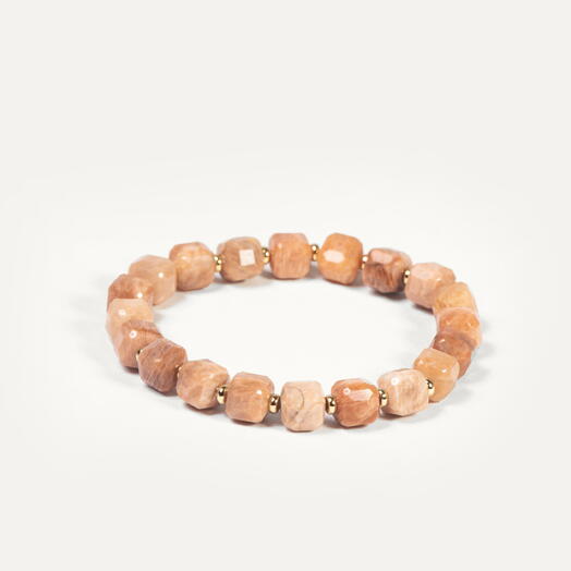 Браслет Флокс Солнечный камень 14K 19 см (BRA1112)