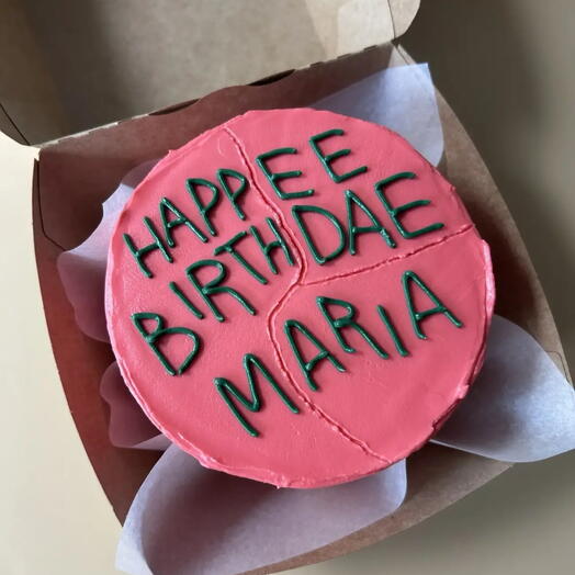 Бенто торт на день рождения «Happy Birthday»