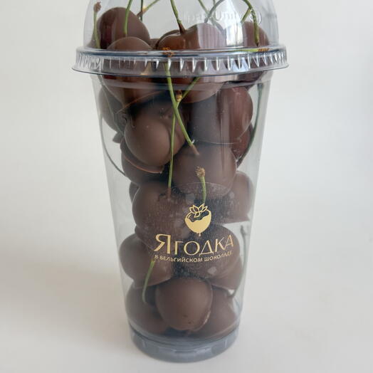 241 Черешня в молочном шоколаде в стаканчике 🍒🍫
