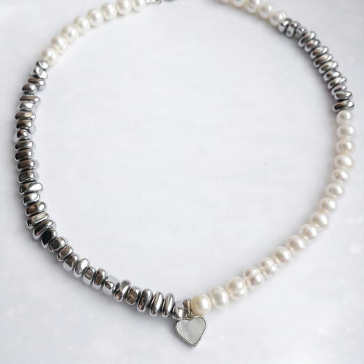 Чокер "Pearl heart"