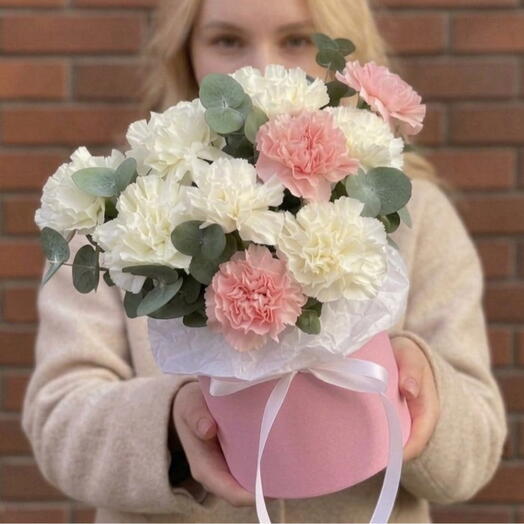 Нежная композиция из диантусов💕