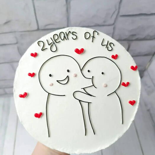 Бенто торт 2 years of us