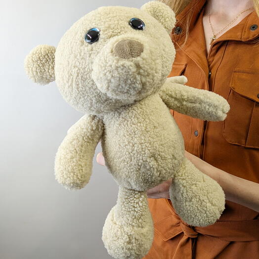 Grey Teddy bear- angel