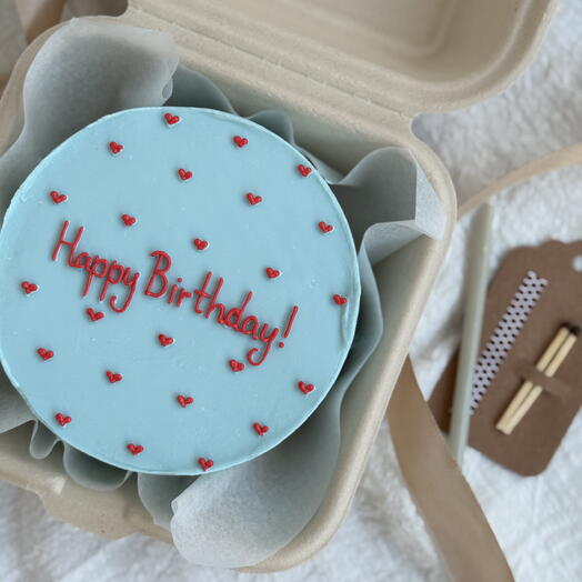 Бенто торт «Happy Birthday» на день рождения