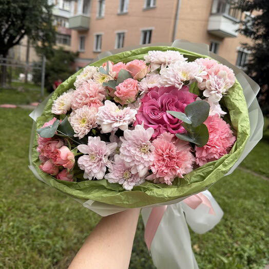 Сборный букет «Яркий микс»