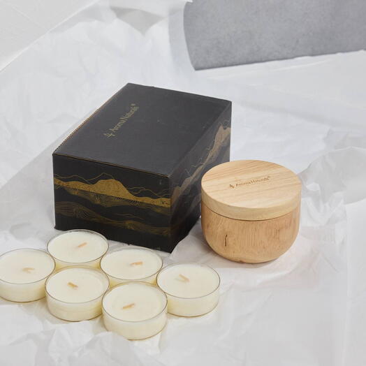 Арома свеча Zen 6 свечей - Vanilla Sandalwood